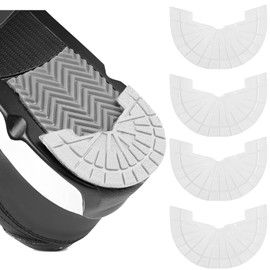 fogman Heel Protector, Heel Guard, Anti-wear Reinforcement, Shoe Guard, Repair, Set of 4 (26.5 - 27 cm, Clear)