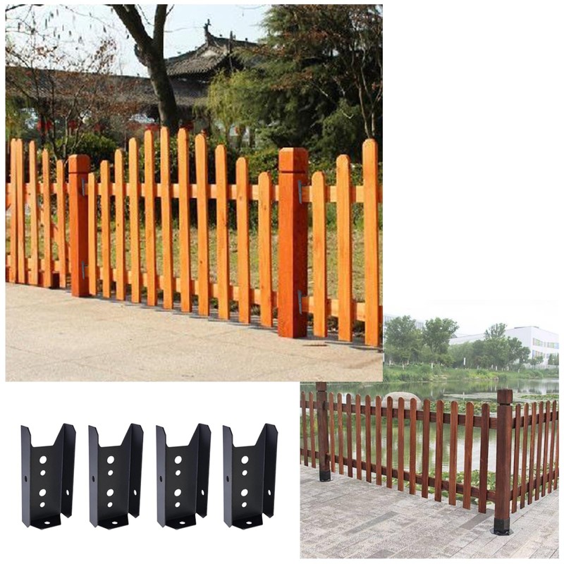 48 Packs 2x4 Brackets for Wood Rail Deck Brackets Railing