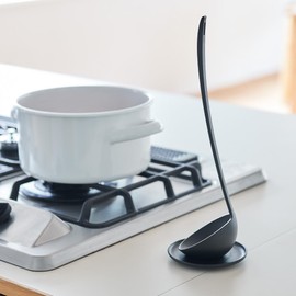 Ash Concept D-501-BK Plus D Tate Otama Standard, Black, Standing Ladle, Free Standing, Small Plate, Space Saving