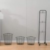 Farios 3 Tier Rolling Laundry Hamper with 3 Removable Wire