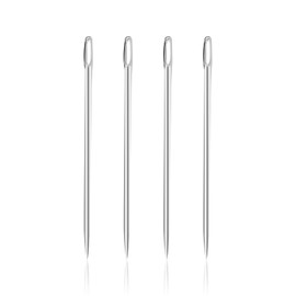 YIEMI Sewing Needles，12 Inch Large Eye Embroidery Needles for Handsewing、Embroidery、DIY(4 Pcs)