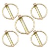 CEEYSEE 5pcs Folding Cotter Pins 8mm x 45mm Folding Pin