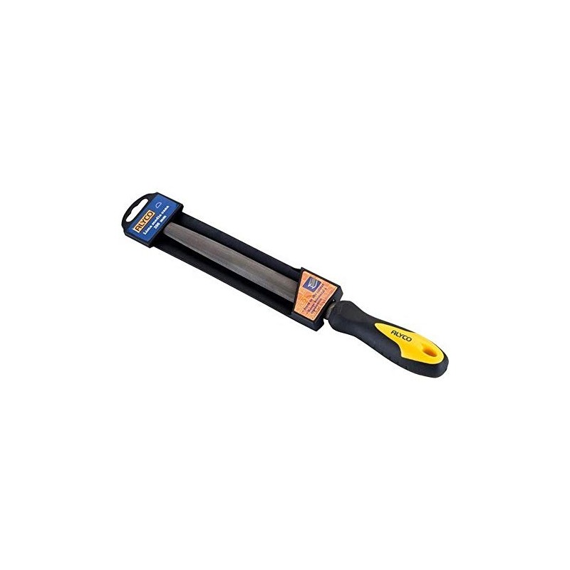 Alyco 197510 Half-Round File - 150 mm - Two-Material Handle
