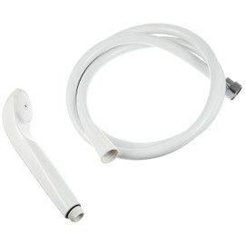 TOTO THY717HR #NW1 Water Saving Shower Head + 1.6 M Hose Set (Adapter) White