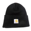 Carhartt A18 ACRYL WATCH KNICAP BLACK Acrylic Watch Knit Cap