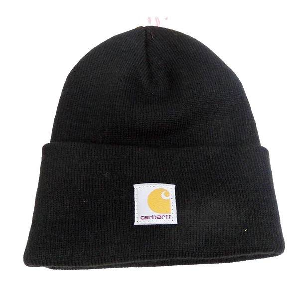 Carhartt A18 ACRYL WATCH KNICAP BLACK Acrylic Watch Knit Cap