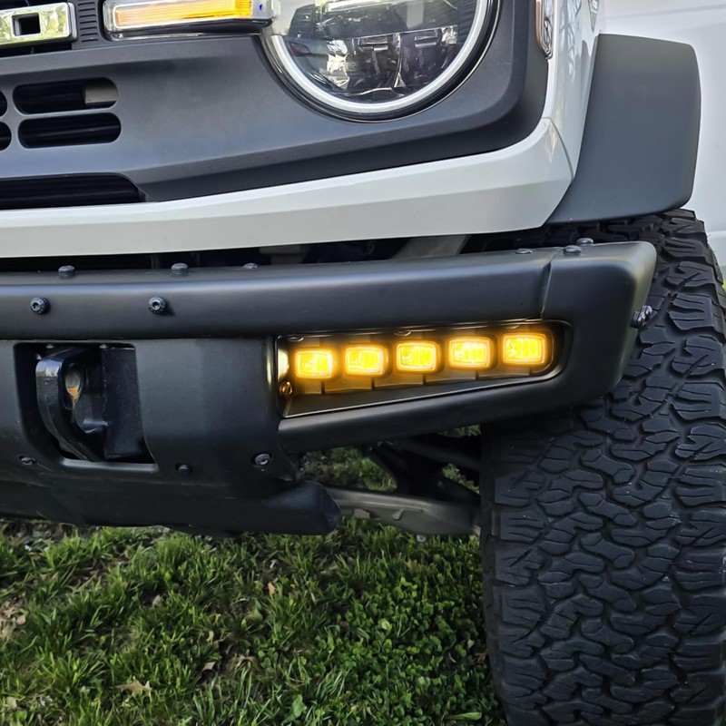 Fancemot Fog Lights Compatible with Ford Bronco 2021–2024, LED Daytime