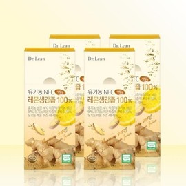 Dr.Lin Organic NFC Lemon Ginger Juice 100 15g x 14 packets x 4 iuy - single / 닥터린 유기농 NFC 레몬생강즙 100 15g x 14포 x 4개  iuy - 단일