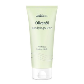Olivenöl Handpflegecreme - pflegt trockene & raue Hände - mit kaltgepresstem Olivenöl & Jojoba-Öl von medipharma cosmetics - 50 ml