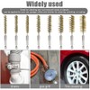 8 Pieces Bore Brush 1/4 Inch Hex Shank Brush Different