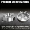 iFJF 68065612AA Fuel Filter Housing Cover Cap Replacement for 2011-2024