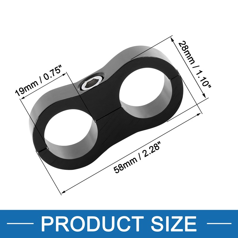 A ABSOPRO Car Hose Separator Clamp Adapter with Wrench AN10