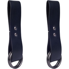 GORGECRAFT Pack of 2 PU Leather Skirt Hiking Skirt Renaissance Medieval Black Vintage Skirt Hiking Clips Jug Strap Waistband Accessories for Renaissance Costumes Belt Fairground Viking Cosplay Garment