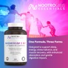 Nootro Essentials Magnesium 3-in-1 Capsules, High Strength Magnesium Supplements with