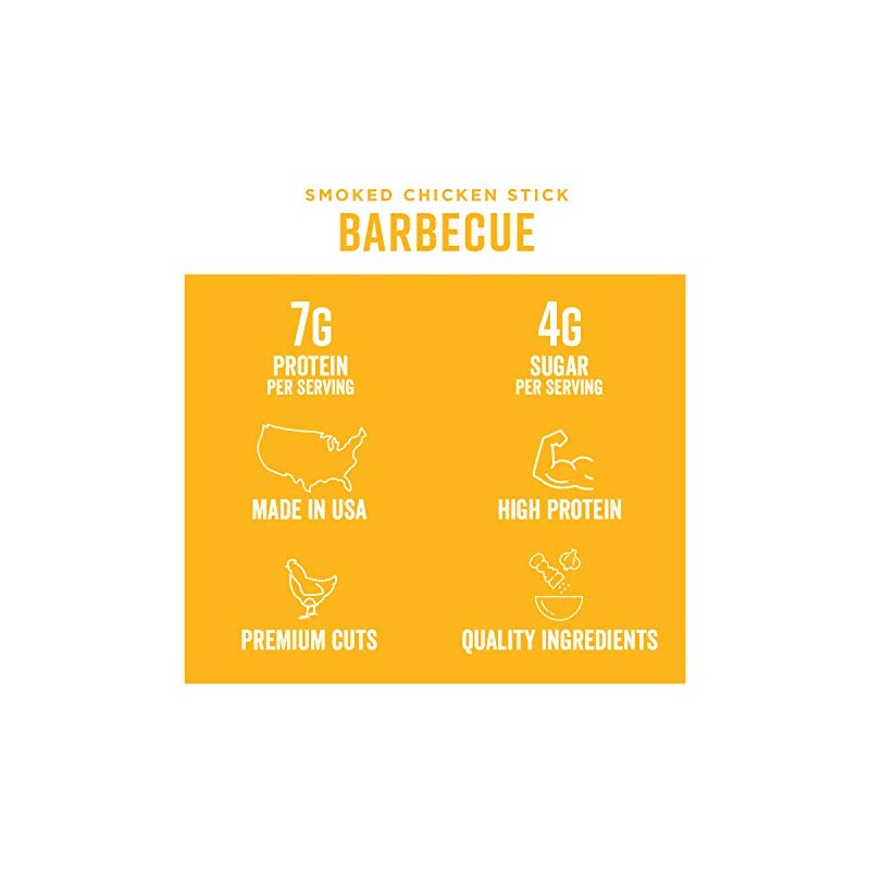 Chef's Cut Real Snack Chicken Barbecue Sticks, 1 Ounce (16