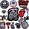 VETPW 15 Pcs Assorted Cool Design Iron on Patches, Sew