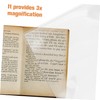 NAMOARLY Laptop Screen Magnifier 3X Magnification A4 Page Magnifier PVC