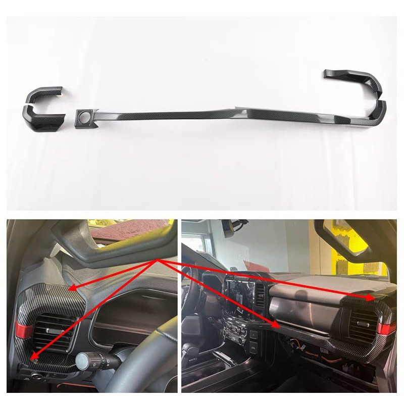 ERIDANUS for 2021 2022 Ford F150 Center Console Dash Decor