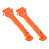 2 Pc Emergency Escape Tool Auto Car Window Glass Hammer