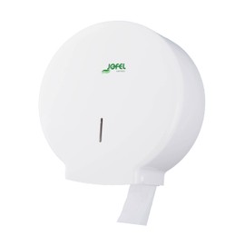 Jofel AE51700 Azur Toilet Roll Holder Medium, 300 m, ABS White Antibacterial