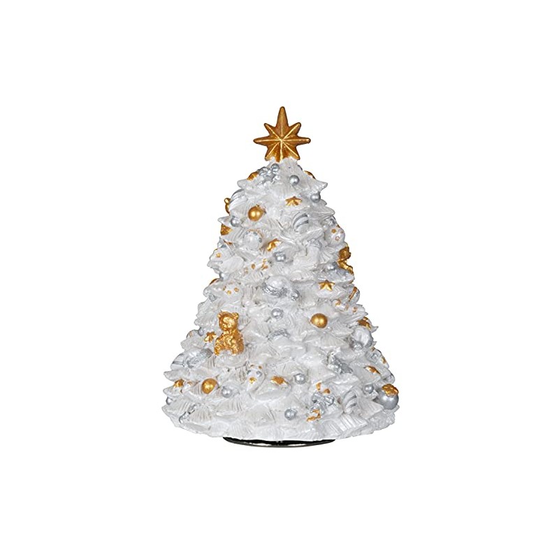 Christmas Paradise Mechanical Music Box Christmas Tree 17 cm Wind-Up
