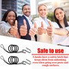 VIVBOO 66" Trailer Safety Cables with Hooks Tow Straps 2-Pack
