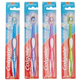 Colgate Extra Clean Full Head Toothbrush, Soft, Assorted Colors (Pack of 12)