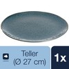 Leonardo Matera 018547 Ceramic Plate, Dishwasher-Safe Dinner Plate with Glaze,