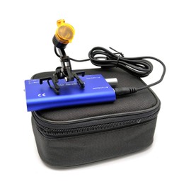 BONEW 3W LED Dental Surgical Head Light Lamp with Filter Clip-on Headlight Blue Color