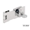TERF® Heavy Duty Polished Chrome Key Operated Locking Hasp and