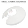 BUYGOO 20PCS Radiator Pipe Collars Strong White Plastic Pipe Covers
