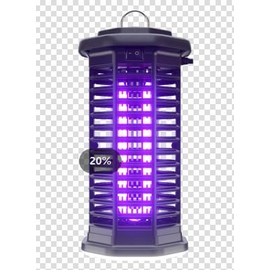 Minimoon Bug Zapper with 4200V Voltage, 15w Replaceable Bulb