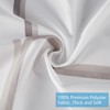 GRICOL Shower Curtain Waterproof Polyester Fabric Washable Bath Curtain with