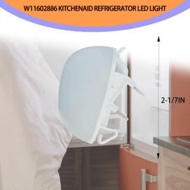 W11251749 W11602886 W11449273 Refrigerator Led Freezer Light Refrigerator LED Freezer Light Bulb Replace W11520324 W11468934 AP6986570 W11549780 AP7192759 AP7014432 fridge light bulb -2QA