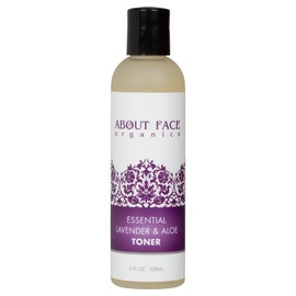 About Face Organics Lavender Aloe Toner | Paraben & Cruelty Free