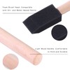 Mister Rui Poly Foam Paint Brushes, 12 Pack, 1 Inch