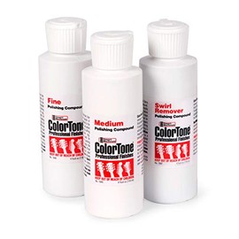ColorTone Polishing Compounds, Set of Three (Medium, Fine and Swirl Remover) 4-oz Bottles