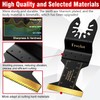 Froylot Latest Titanium Oscillating Tool Blades, Universal Multitool Blades for