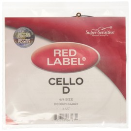 D'Addario Red Label Cello D 4/4 Med (6127)