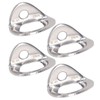 10Pcs Climbing Hanger Lightweight Stainless Steel Rock Climbing Anchors for