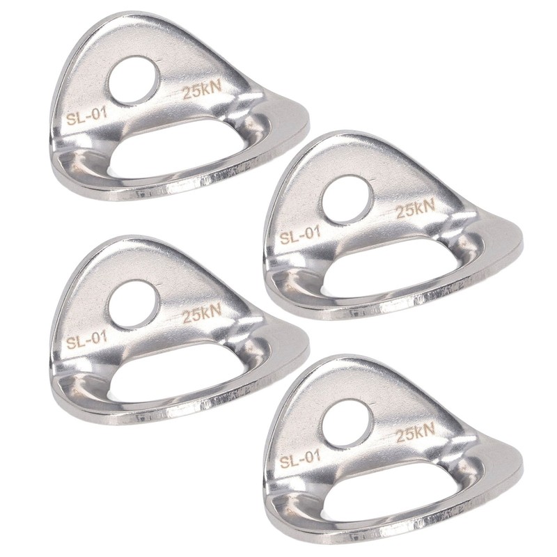 10Pcs Climbing Hanger Lightweight Stainless Steel Rock Climbing Anchors for