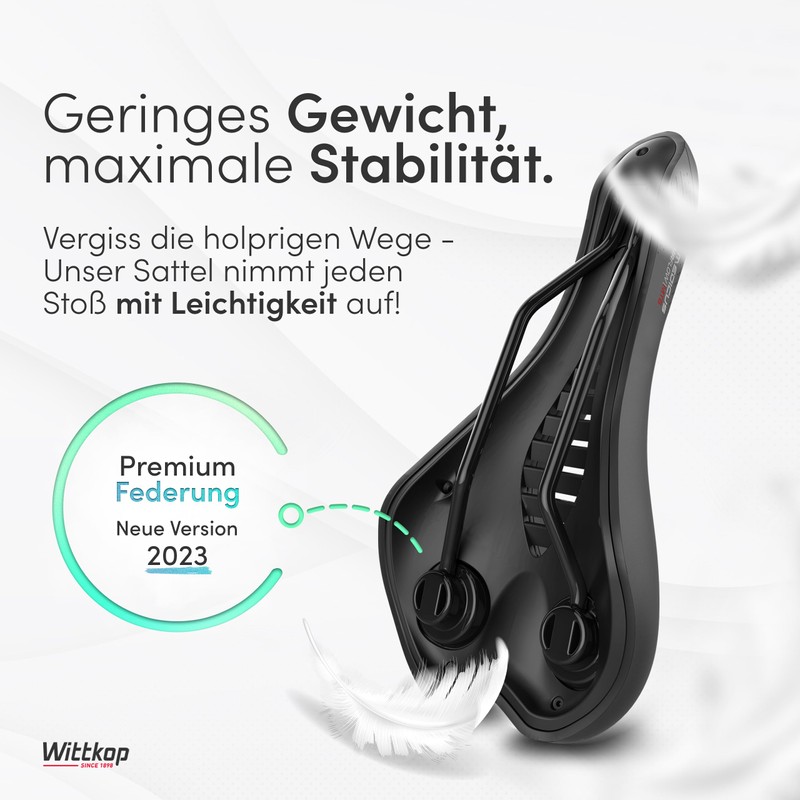 Büchel Wittkop Medicus 97207 MTB Saddle Memory Foam, Black