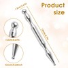 YBEATY Acupuncture Pen Dual Head Manual Massage Tools Stainless Steel