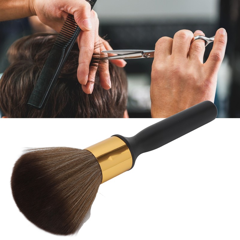 Broken Hair Sweep Brush Long Wooden Handle Soft Nylon Bristles