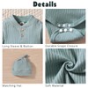 Aalizzwell Newborn Baby Boys Clothes Ribbed Long Sleeve Fall Winter