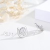 ABIGY Horseshoe Earrings Horse Earrings 925 Sterling Silver Horse Horseshoe
