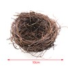 TAODAN Bird Nest 3pcs Artificial Rattan Bird Nest Crafts with