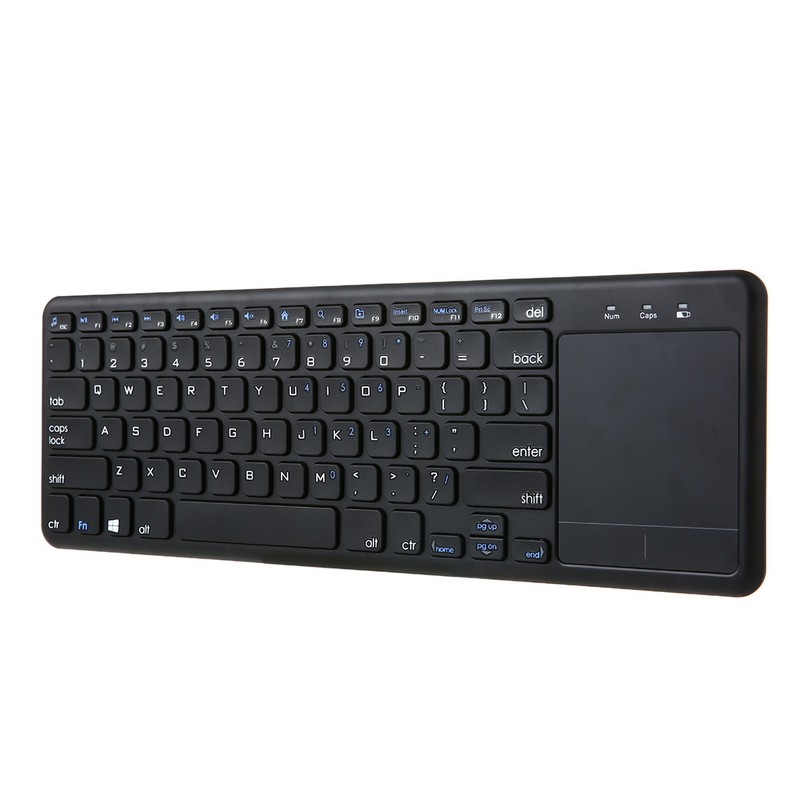2.4G Wireless Touchpad Keyboard Multi-touch Ultra-slim with USB Receiver for