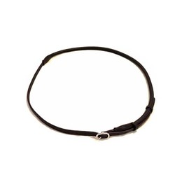 Leather Neck Ring Neck Strap Round for Horses Adjustable Colour Brown