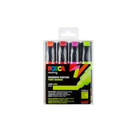 Uni POSCA PC-8K Marker Set of 4 Neon